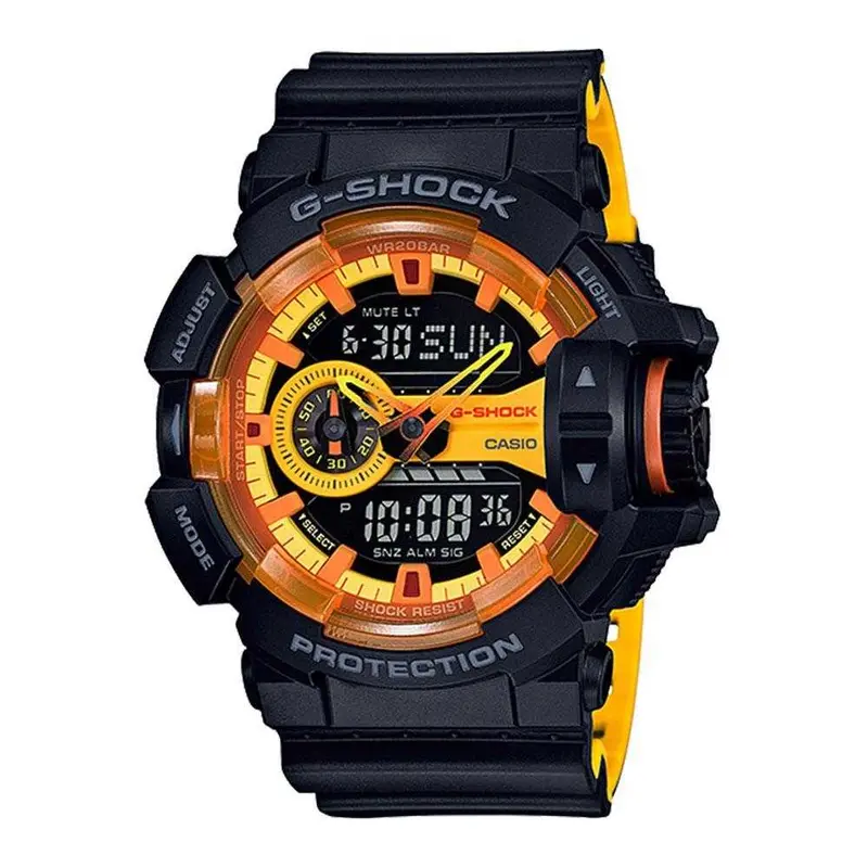 Casio G-Shock Ga-400By-1Adr Digital Quartz Black Resin Unisex's Watch 1