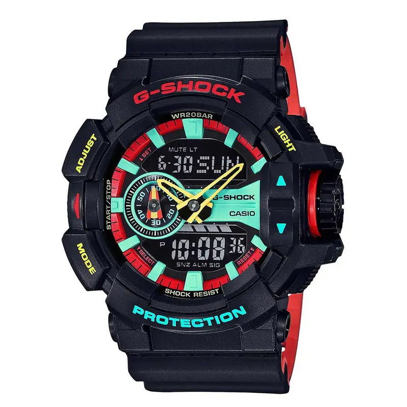Casio G-Shock Ga-400Cm-1Adr Digital Quartz Black Resin Men's Watch 1