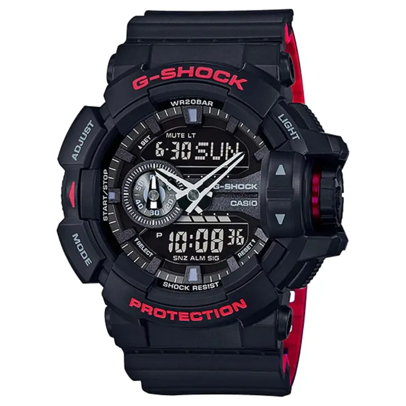 Casio G-Shock Ga-400Hr-1Adr Digital Quartz Black Resin Unisex's Watch 1