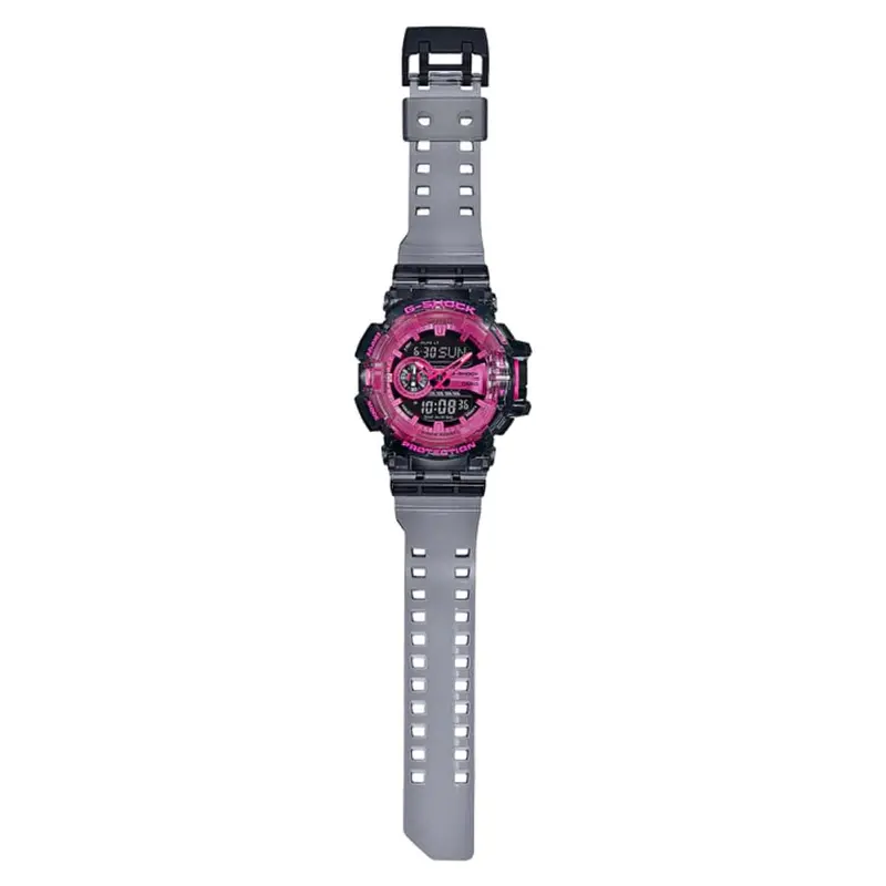 Casio G-Shock Ga-400Sk-1A4dr-P Transparent Resin Strap Unisex Watch 2
