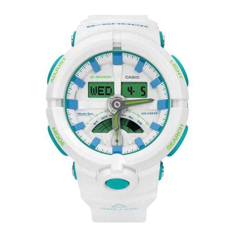 Casio G-Shock Ga-500Wg-7Adr Digital Quartz White Resin Men's Watch 1