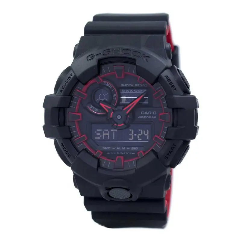 Casio G-Shock Ga-700Se-1A4dr Digital Quartz Blue Resin Men's Watch 1