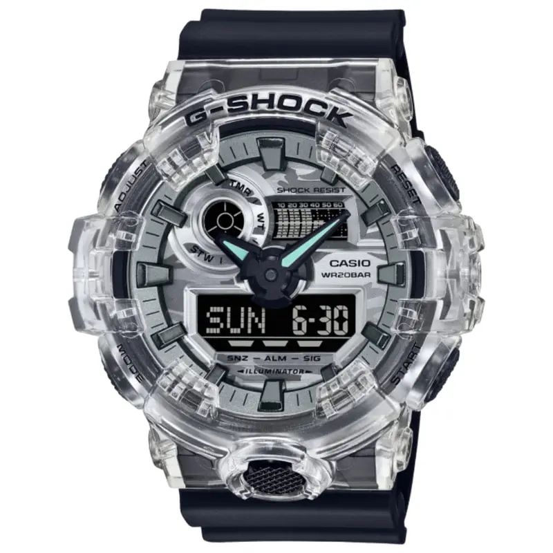 Casio G-Shock Ga-700Skc-1Adr-P Black Analog Digital Resin Strap Men's Watch 1
