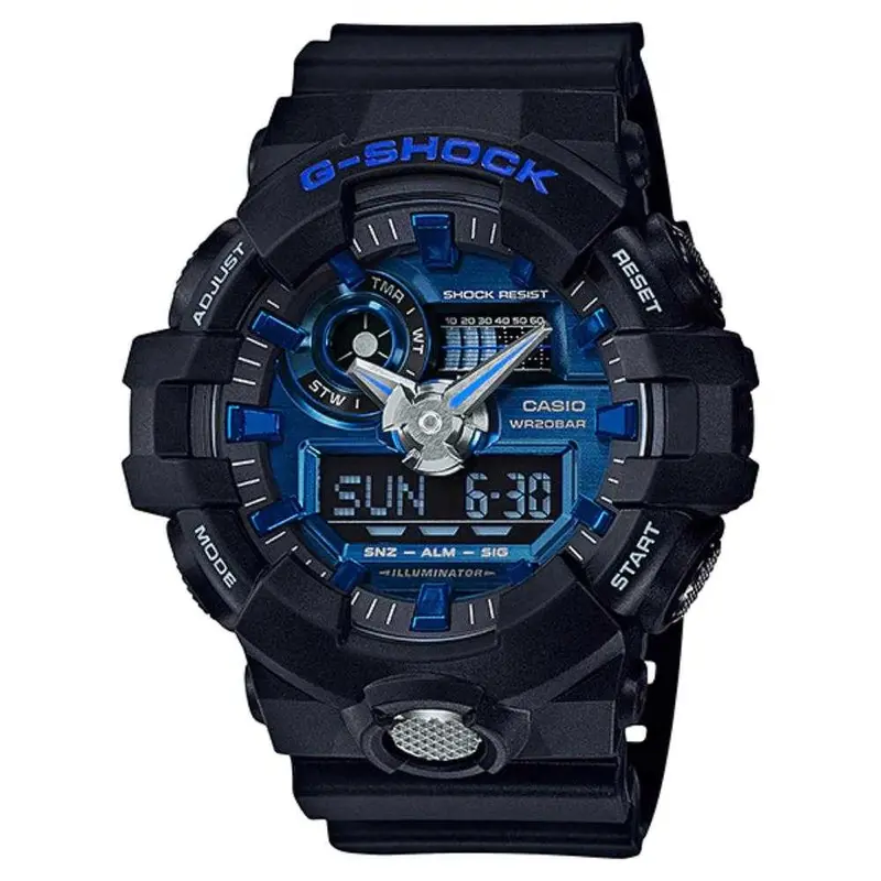 Casio G-Shock Ga-710-1A2dr Digital Quartz Black Resin Men's Watch 1