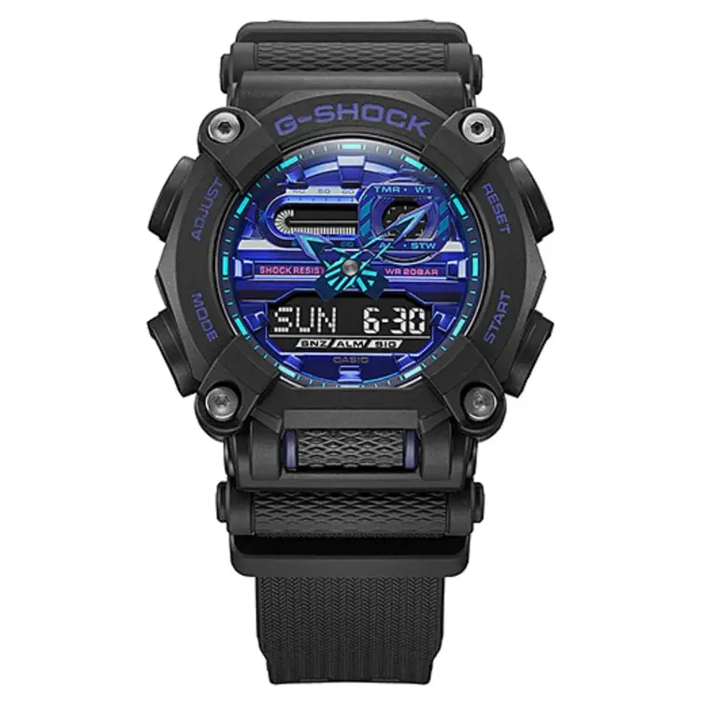 Casio G-Shock Ga-900Vb-1Adr Black Resin Strap Men's Watch 2