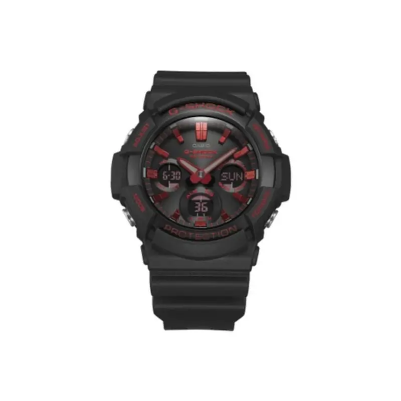 Casio G-Shock Gas-100 Series Black Resin Strap Men Watch Gas-100Bnr-1Adr 2
