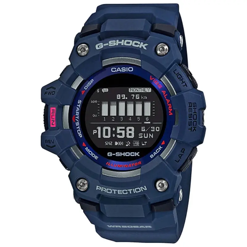 Casio G-Shock Gbd-100-2Dr Resin Navy Blue Strap Men's Watch 1