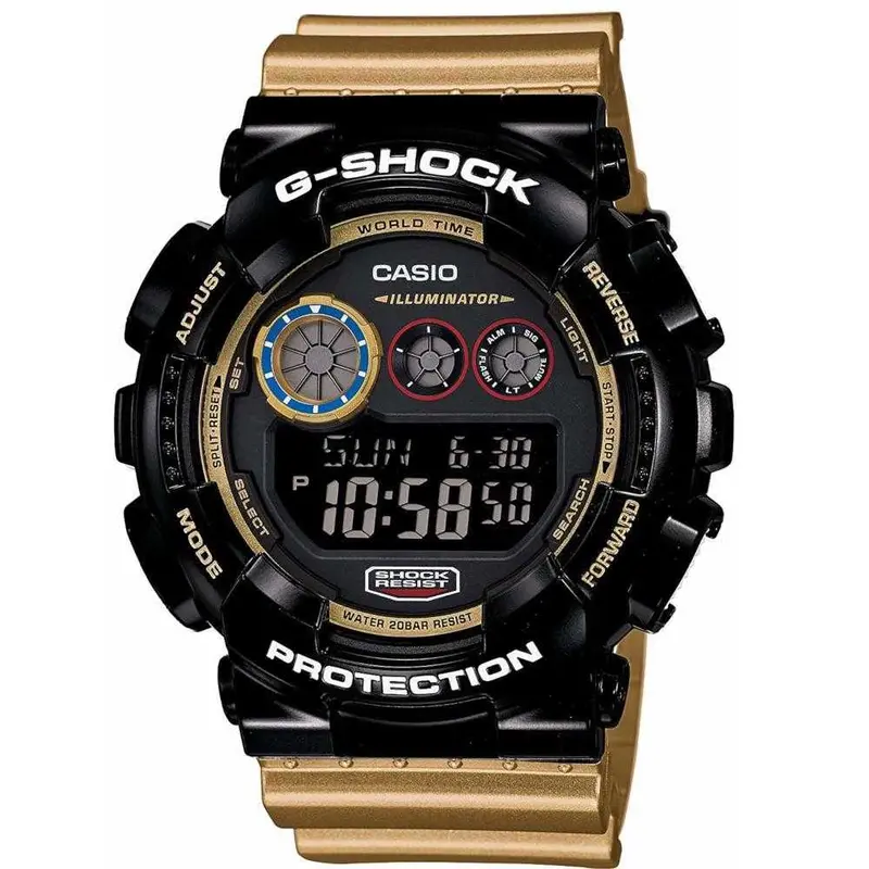 Casio G-Shock Gd-120Cs-1Dr Digital Quartz Gold Black Resin Men's Watch 1