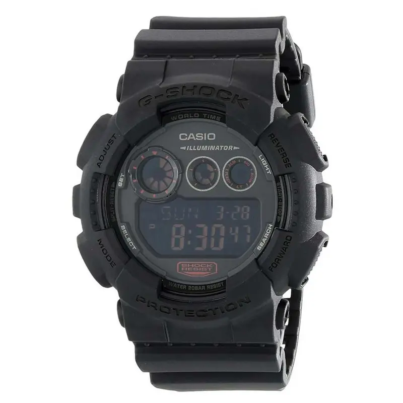 Casio G-Shock Gd-120Mb-1Dr Digital Quartz Black Resin Men's Watch 1