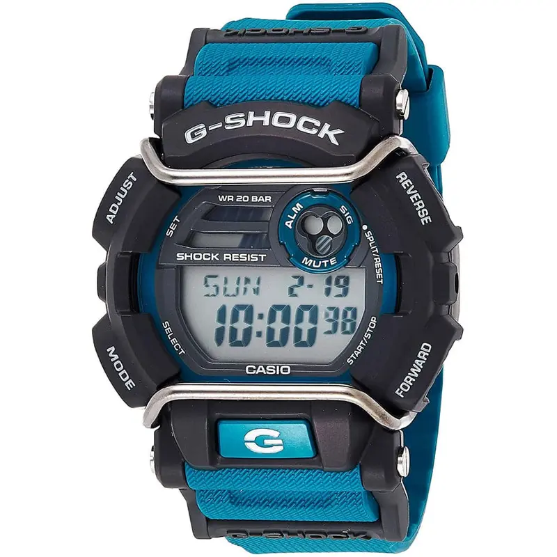 Casio G-Shock Gd-400-2Dr Digital Quartz Grey Teal Resin Men's Watch 1
