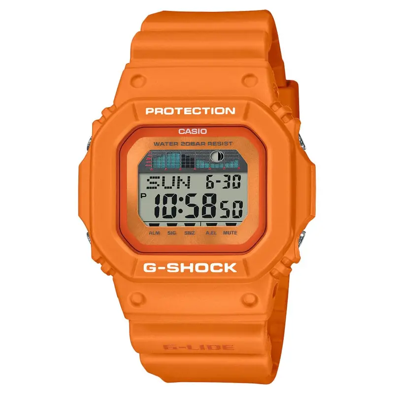 Casio G-Shock Glx-5600Rt-4Dr-P Orange Strap Unisex Watch 1