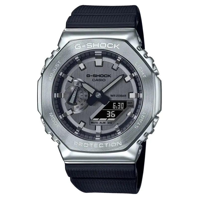 Casio G-Shock Gm-2100-1Adr-P Black Resin Strap Men Watch 1