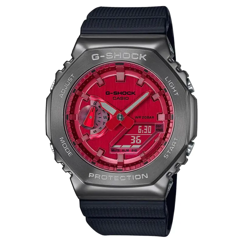 Casio G-Shock Gm-2100B-4Adr-P Black Resin Strap Men Watch 1