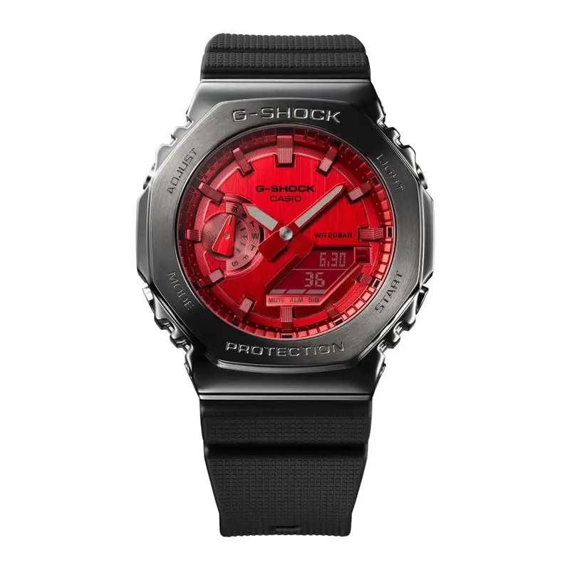 Casio G-Shock Gm-2100B-4Adr-P Black Resin Strap Men Watch 2