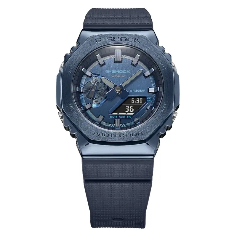 Casio G-Shock Gm-2100N-2Adr-P Blue Resin Strap Men Watch 2