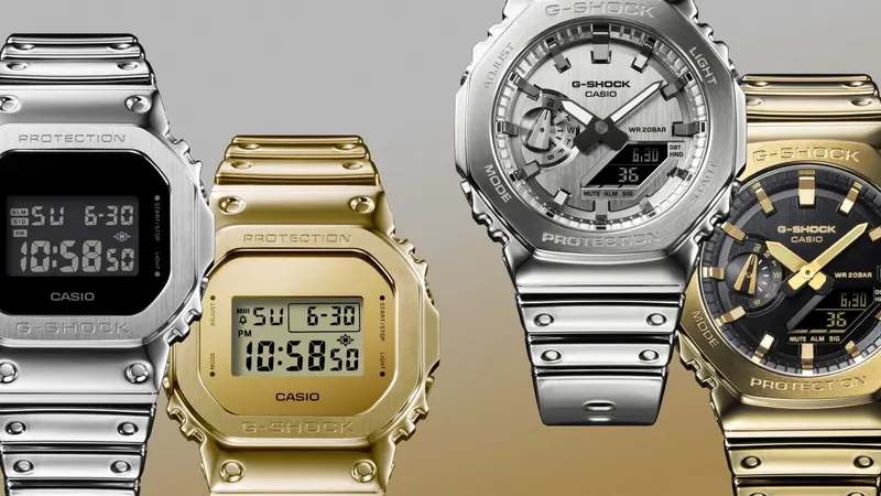 Casio G-Shock Gm-5600Ym Fine Metallic Series Digital Resin Watch 1