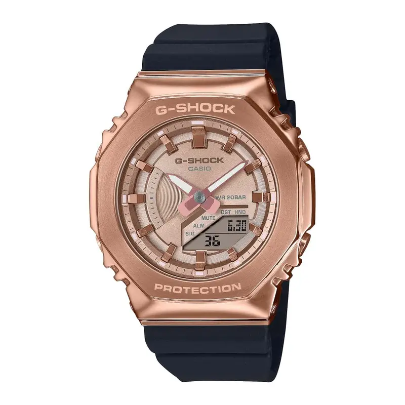 Casio G-Shock Gm-S2100pg-1A4dr-P Black Resin Strap Unisex Watch 1