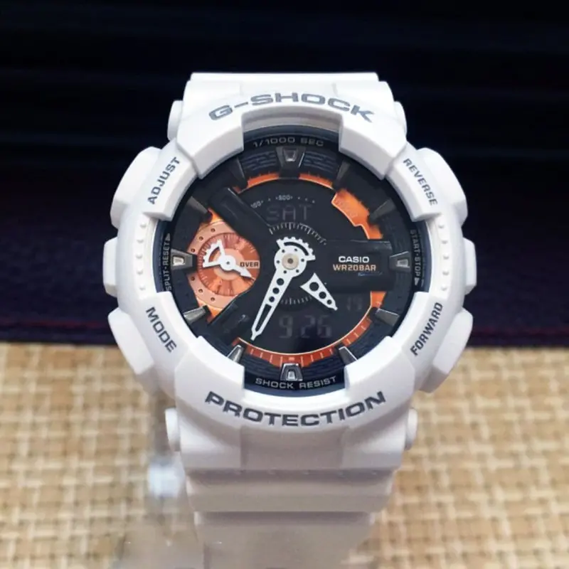 Casio G-Shock Gma-S110cw-7A2cr Digital Quartz White Resin Women's Watch 2