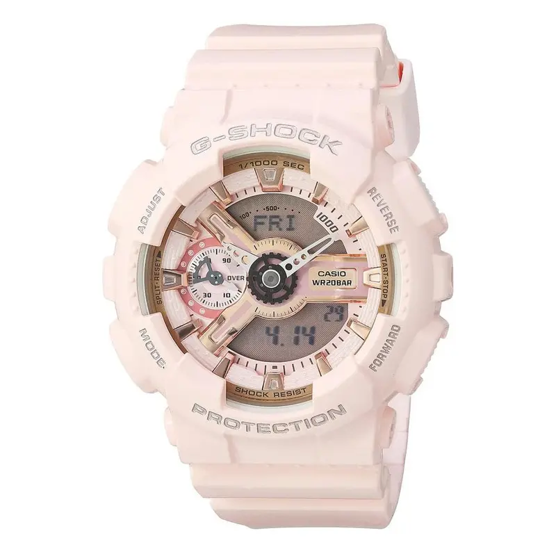 Casio G-Shock Gma-S110mp-4A1cr Digital Quartz Pink Resin Women's Watch 1