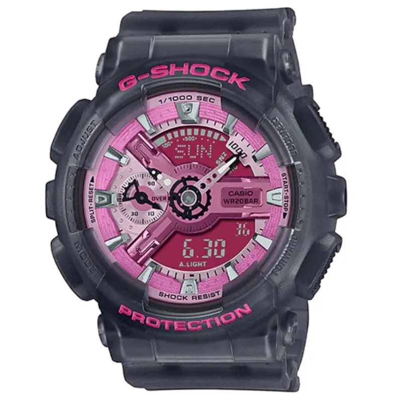 Casio G-Shock Gma-S110np-8A-P Black Resin Women Watch 1