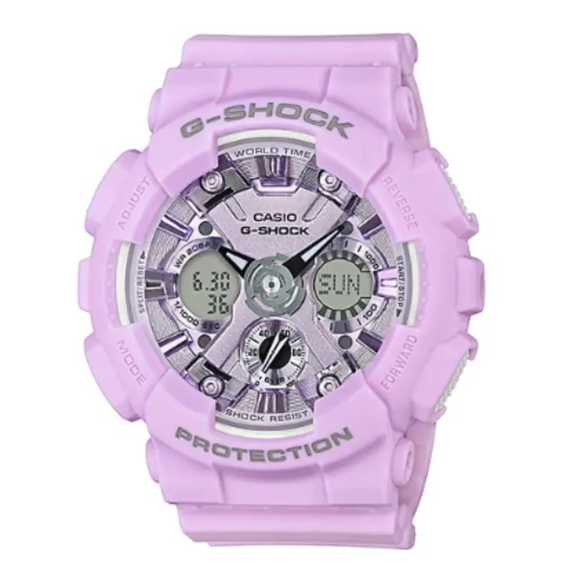 Casio G-Shock Gma-S120dp-6Adr Digital Quartz Purple Resin Men's Watch 1
