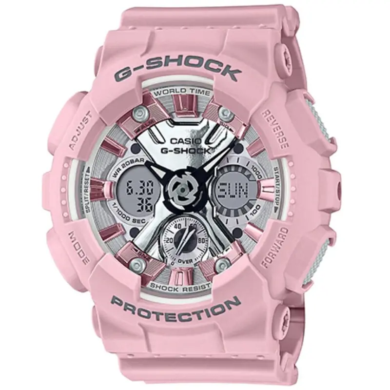 Casio G-Shock Gma-S120np-4A Pink Resin Women Watch 1
