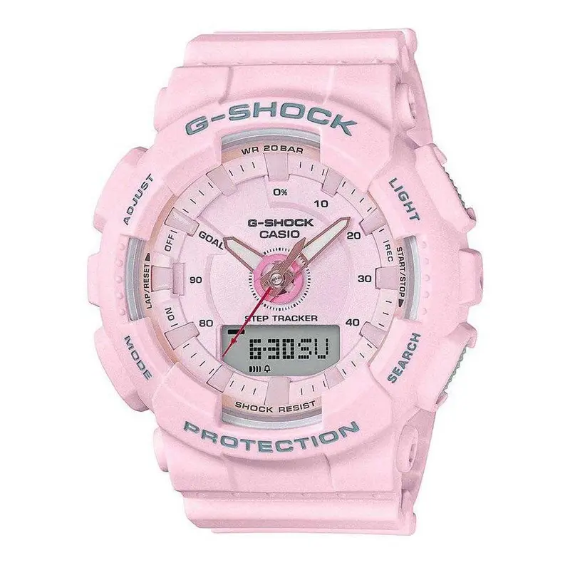 Casio G-Shock Gma-S130-4Adr Digital Quartz Pink Resin Women's Watch 1