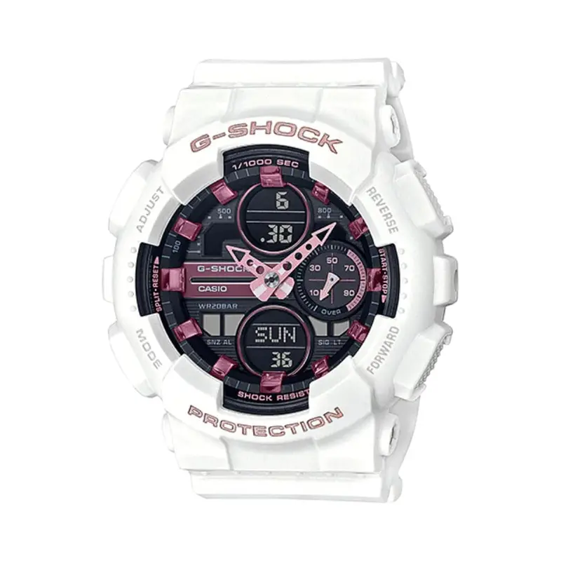 Casio G-Shock Gma-S140m-7Adr White Resin Strap Women Watch 1