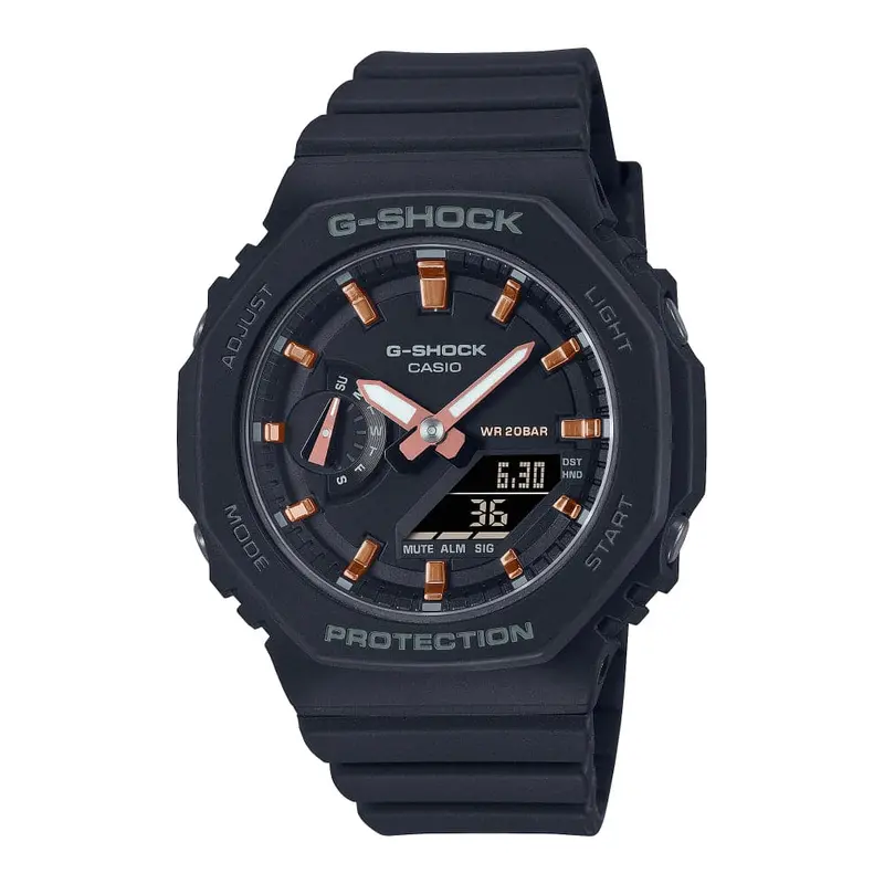Casio G-Shock Gma-S2100-1Adr-P Black Resin Strap Men Watch 1