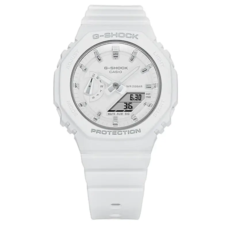Casio G-Shock Gma-S2100-7Adr White Resin Strap Women Watch 2