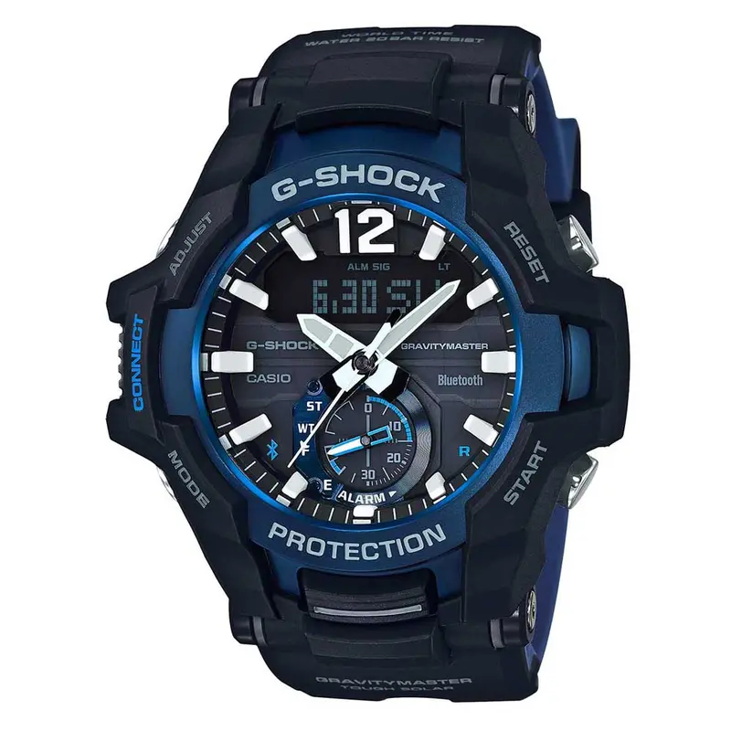 Casio G-Shock Gr-B100-1A2dr Gravity Master Digital Black Resin Strap Men's Watch 1