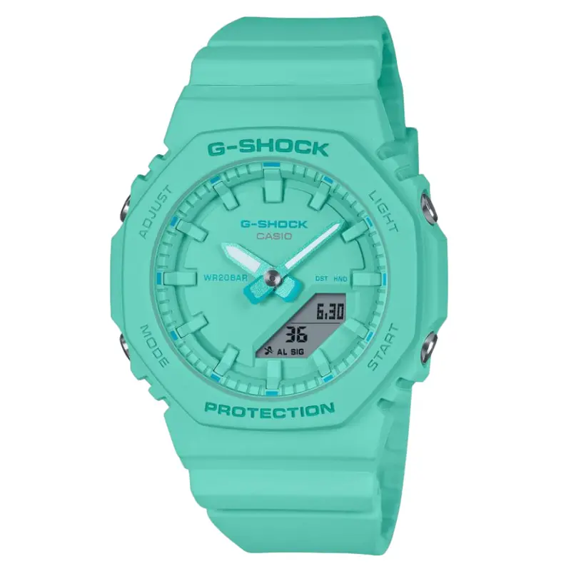 Casio G-Shock Green Resin Strap Women Watch Gma-P2100-2Adr-P 1