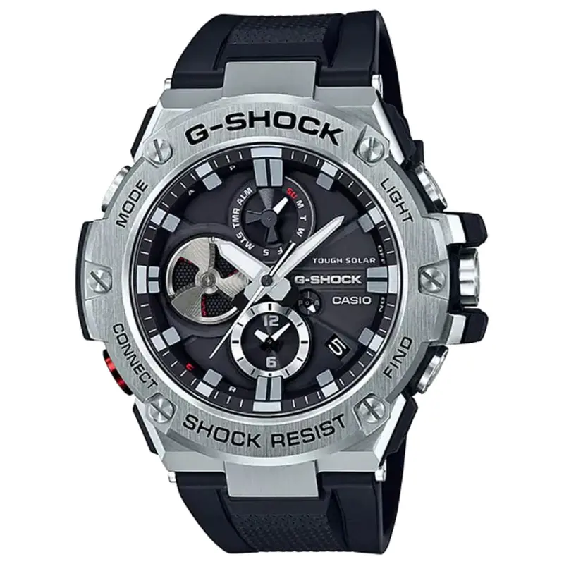 Casio G-Shock Gst-B100-1Adr-P Black Resin Strap Men Watch 1