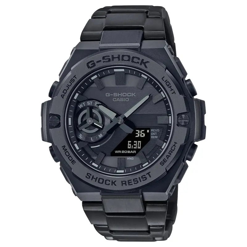 Casio G-Shock Gst-B500bd-1Adr-P Black Stainless Steel Men Watch 1