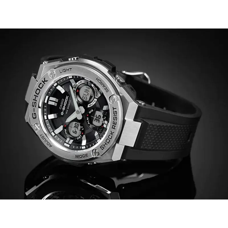 Casio G-Shock Gst-S110-1Adr-P Black Resin Strap Men Watch 2