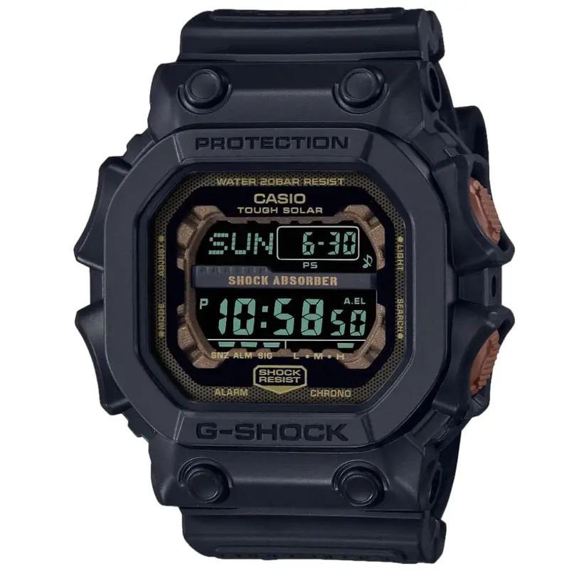 Casio G-Shock Gxw Gx-56 Series Black Resin Strap Men Watch Gx-56Rc-1Dr 1