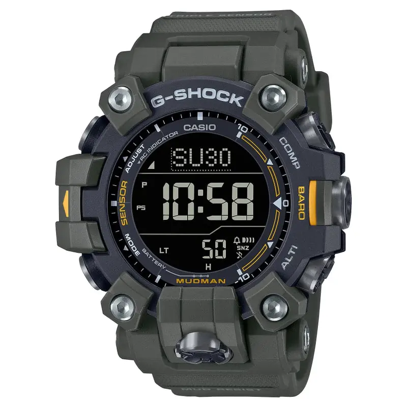 Casio G-Shock Master Of G - Land Mudman Green Resin Strap Men Watch Gw-9500-3Dr 1