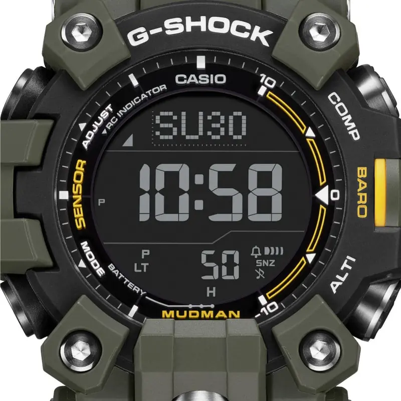 Casio G-Shock Master Of G - Land Mudman Green Resin Strap Men Watch Gw-9500-3Dr 2