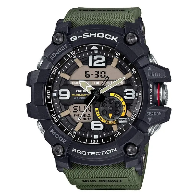 Casio G-Shock Master Of G - Land Mudmaster Black Dial And Green Resin Strap Men Watch Gg-1000-1A3dr-P 1