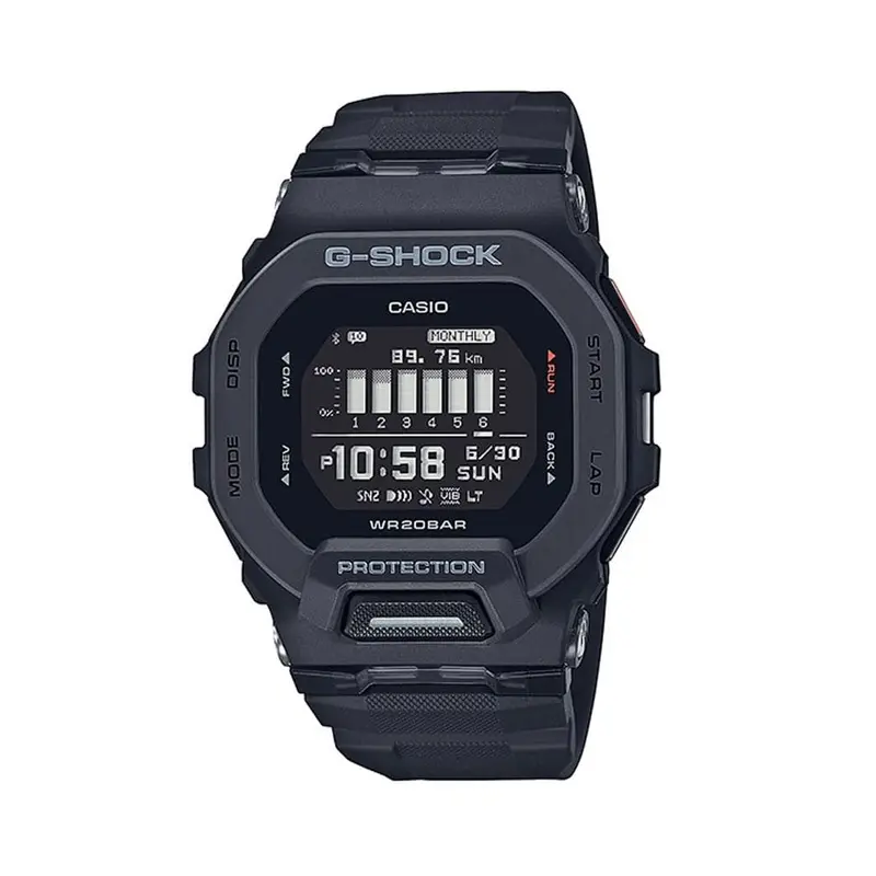 Casio G-Shock Men's Watch Fitness Black Resin Strap Gbd-200-1Dr-P 1