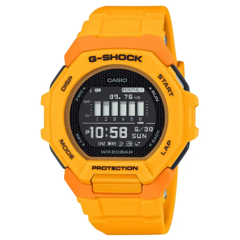 Casio G-Shock Orange Resin Band Watch Gbd-300-9Dr 1