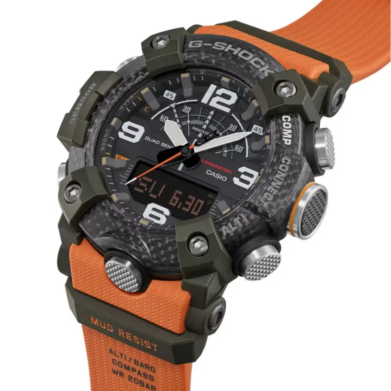 Casio G-Shock Orange Strap Men's Watch - Mud Resistant | Gg-B100x-1A9dr 2