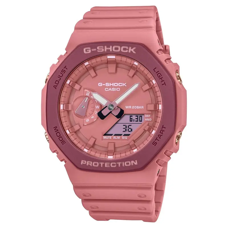 Casio G-Shock Pink Dial & Resin Strap Women Watch Ga-2110Sl-4A4dr-P 1