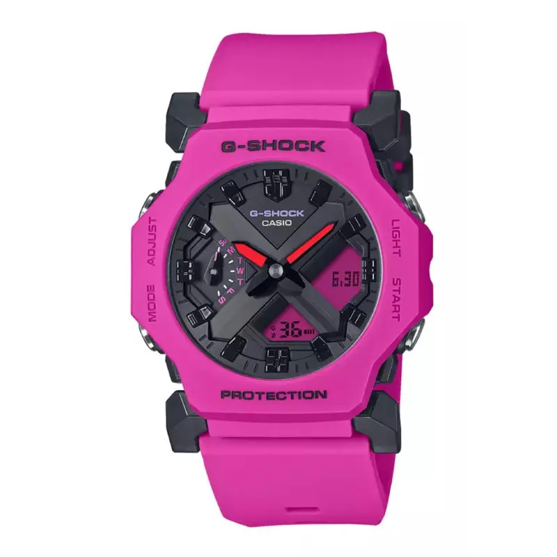 Casio G-Shock Pink Resin Strap Shock Resistant Women's Watchga-2300-4Adr 1