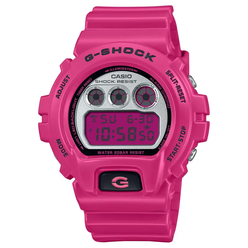 Casio G-Shock Pink Resin Strap Women Watch Dw-6900Rcs-4Dr-P 1