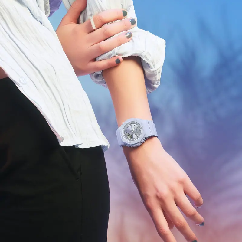 Casio G-Shock Purple Resin Strap Women Watch Gma-P2100sg-2Adr-P 2