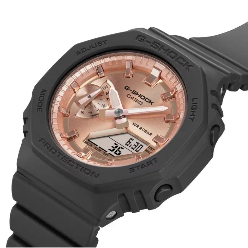 Casio G-Shock Rose Gold Dial Resin Strap Women Watch Gma-S2100md-1Adr-P 2