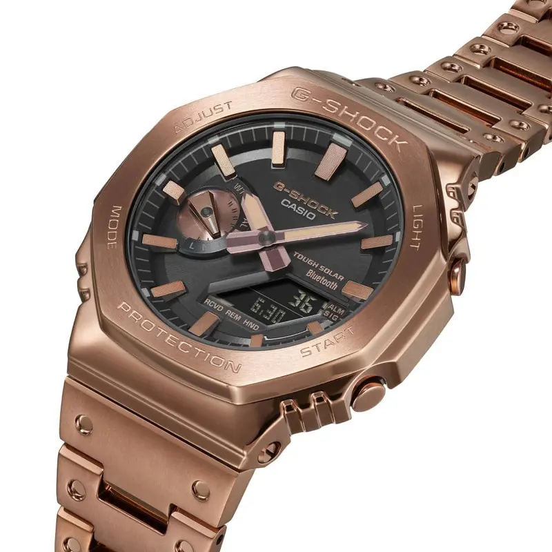 Casio G-Shock Rose Gold Stainless Steel Strap Men Watch Gm-B2100gd-5Adr-P 2