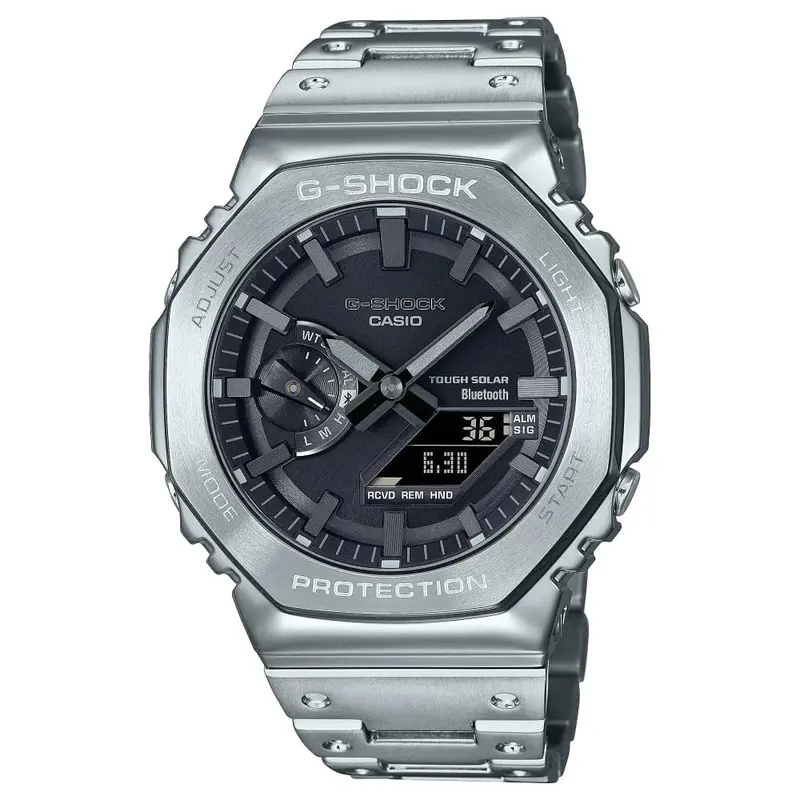 Casio G-Shock Silver Stainless Steel Strap Men Watch Gm-B2100d-1Adr-P 1