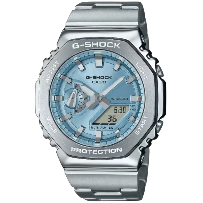Casio G-Shock Stainless Steel Strap Men Watch Gm-2110D-2Adr 1